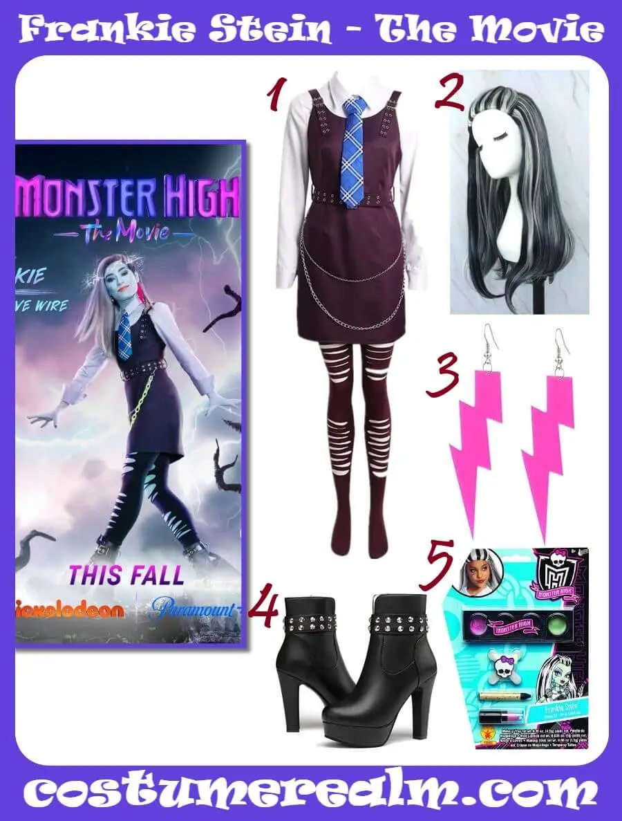Frankie Stein Monster High The Movie Main Outfits