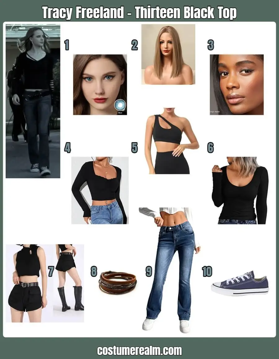 Dress Like Tracy Freeland From Thirteen, Tracy Freeland Outfits, Cosplay, Fashion, Closet, Aesthetic, and Outfits Guides