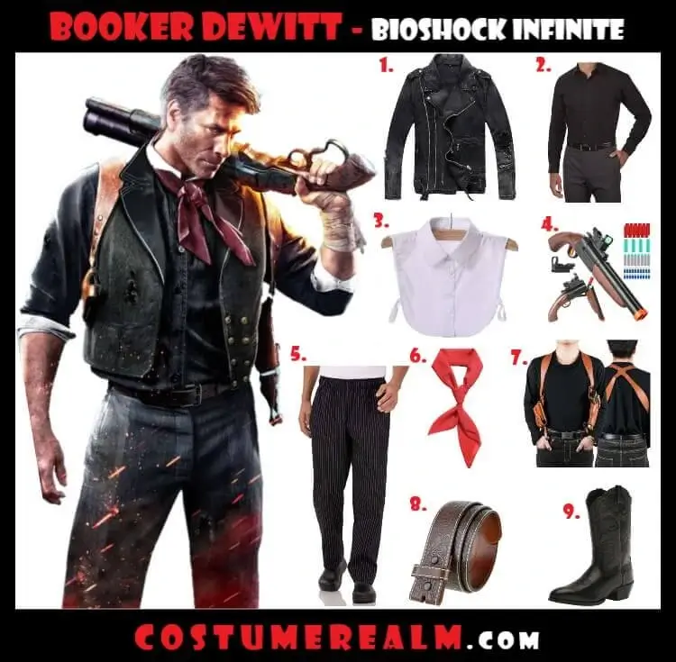 Booker DeWitt Costume Bioshock Infinite