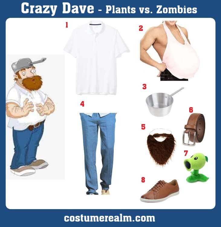 Crazy Dave Costume
