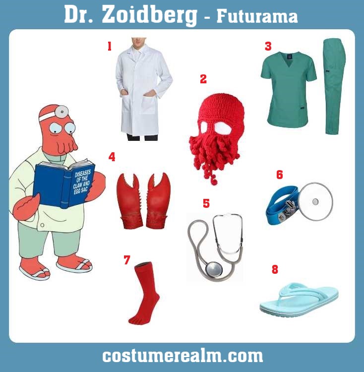 Dr Zoidberg Costume