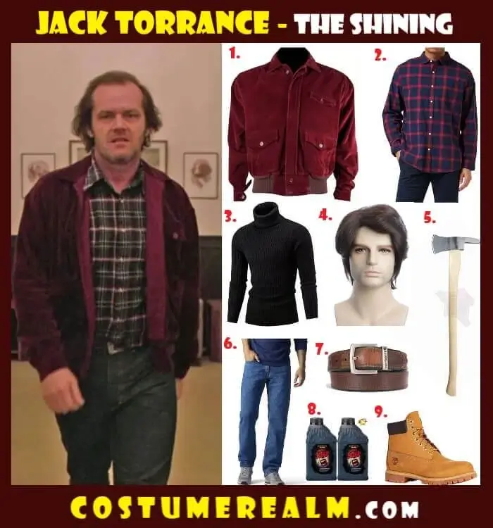 Jack Torrance Costume Outfits The Shining