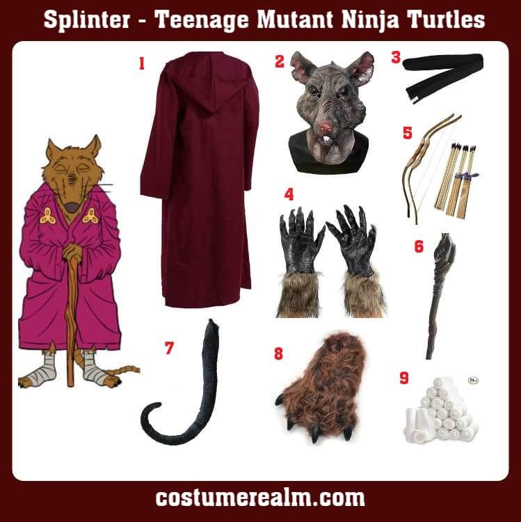 Dress Like Master Splinter Costume Guide For Halloween & Cosplay