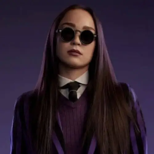 Yoko Tanaka outfit from Wednesday Netflix