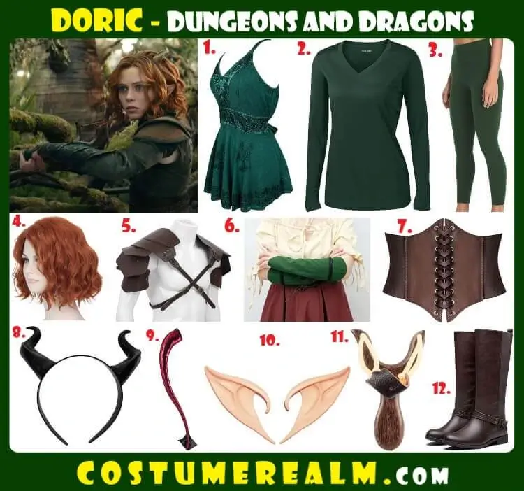 Doric Costume Dungeons and Dragons Honor Among Thieves