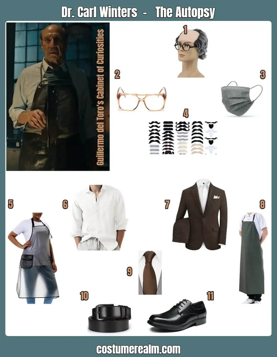 Dr. Carl Winters The Autopsy Guillermo del Toro's Cabinet of Curiosities Costume