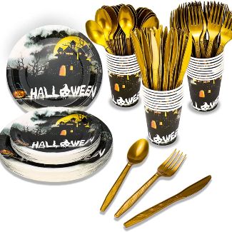 Halloween Disposable Party Tableware Set