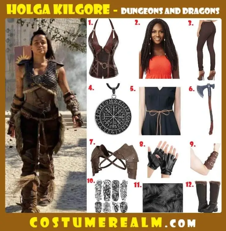 Holga Kilgore Costume Dungeons and Dragons Honor Among Thieves