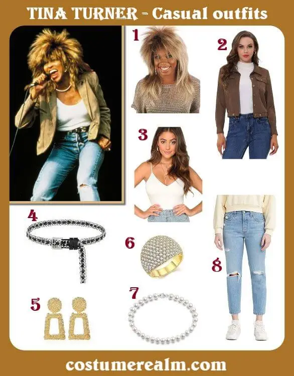 Tina Turner Casual Outfits