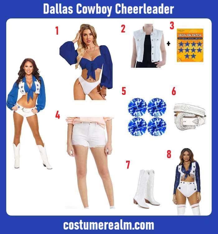 Dallas Cowboys Cheerleader Costume