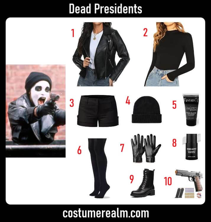 Dead Presidents Costume For Women