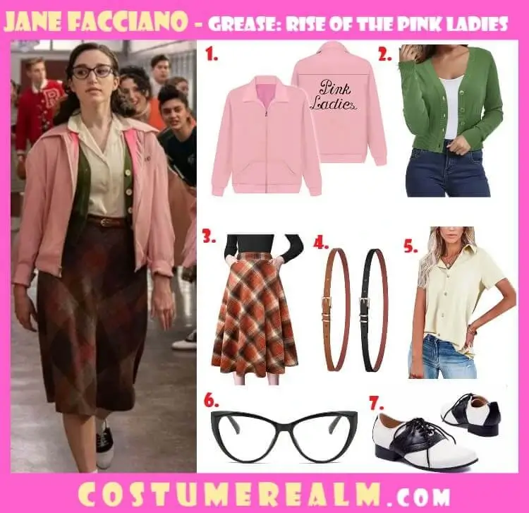 Jane Facciano Outfits Cosplay Grease Rise of the Pink Ladies