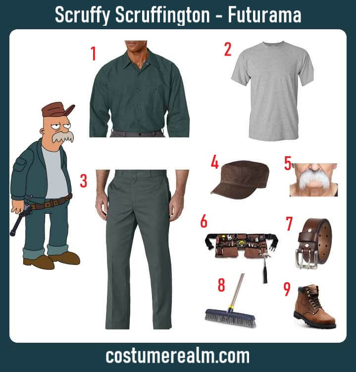 Scruffy Scruffington Costume