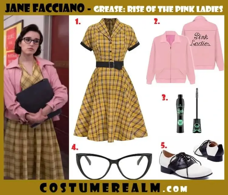 jane facciano outfits Grease Rise of the Pink Ladies