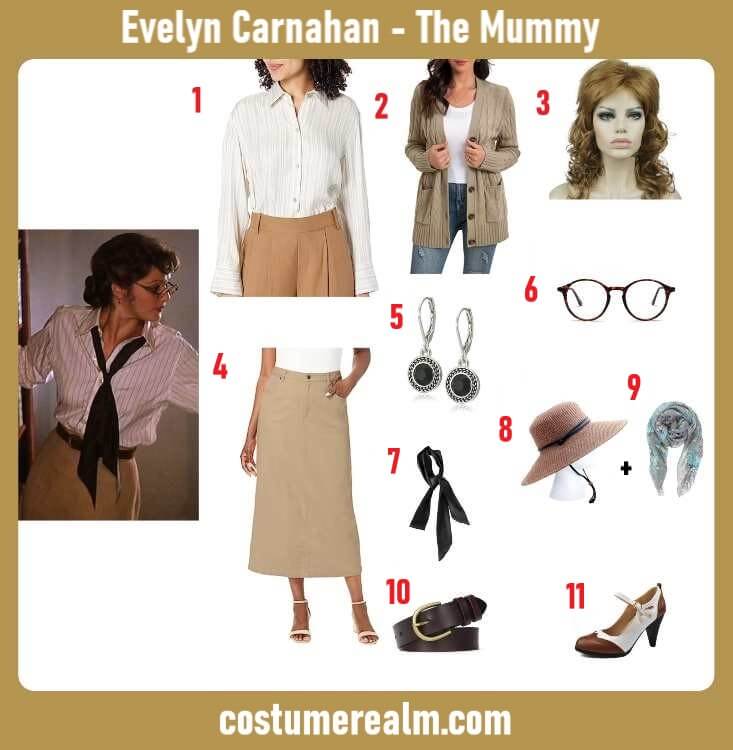 Evelyn Carnahan Costume