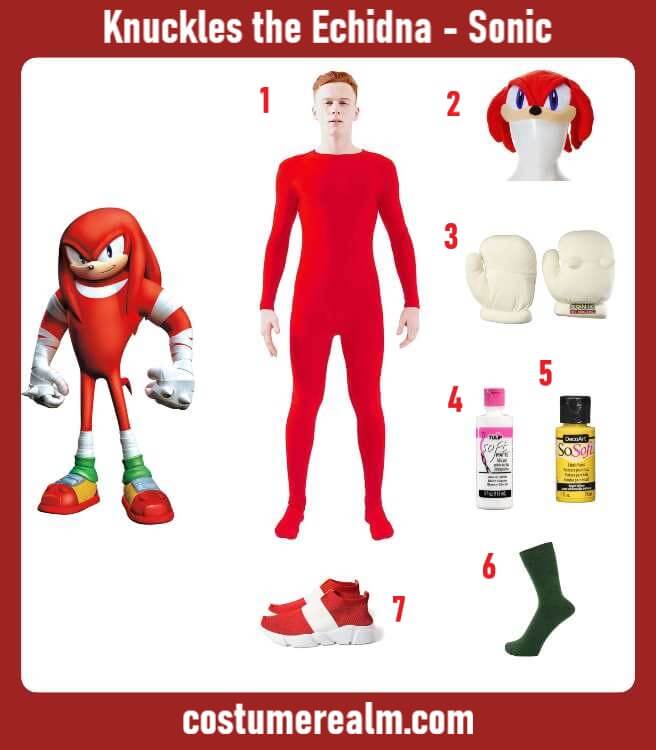 Knuckles the Echidna Costume