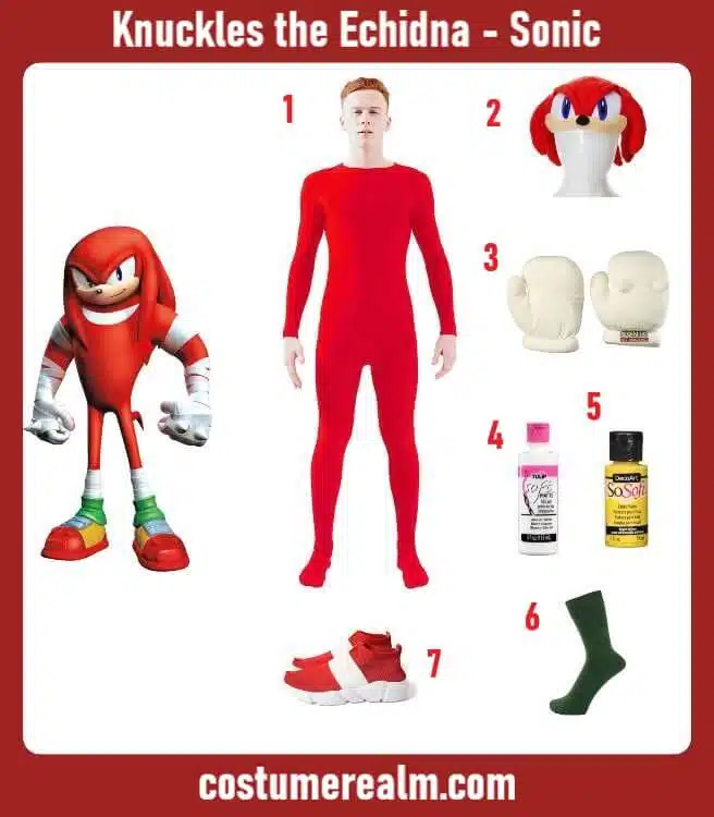 Knuckles the Echidna Costume