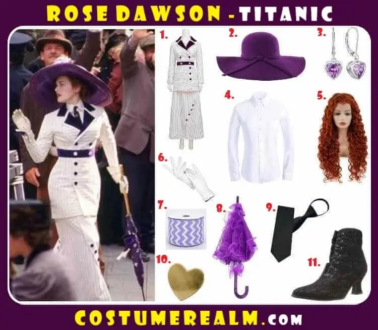 Rose Dawson Costume Titanic