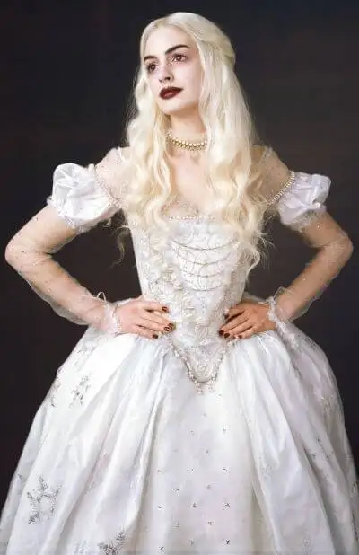White Queen Alice in Wonderland 2010 Halloween Costume