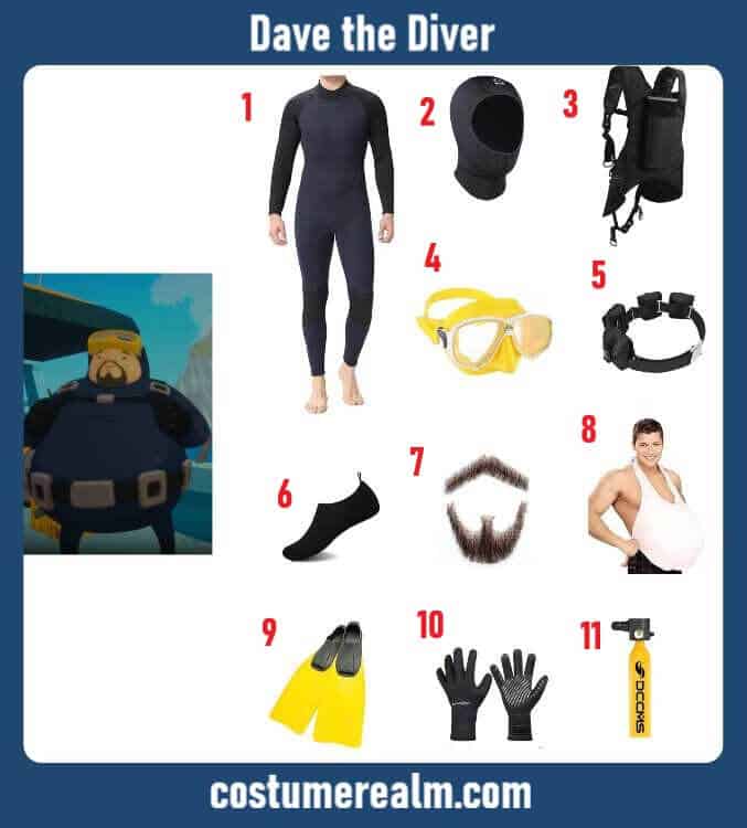 Dave the Diver Costume