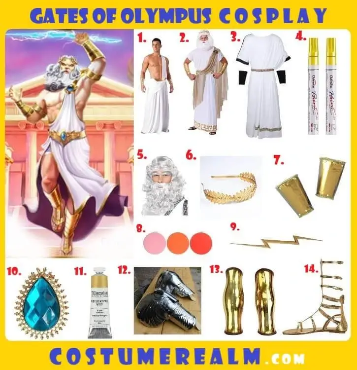Gates Of Olympus Cosplay Costume