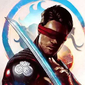 Kenshi cosplay from Mortal Kombat