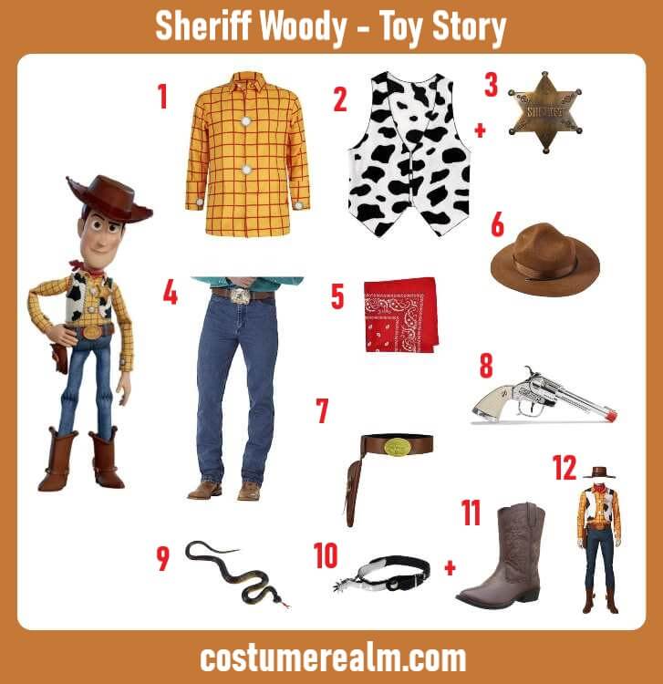 Sheriff Woody Costume