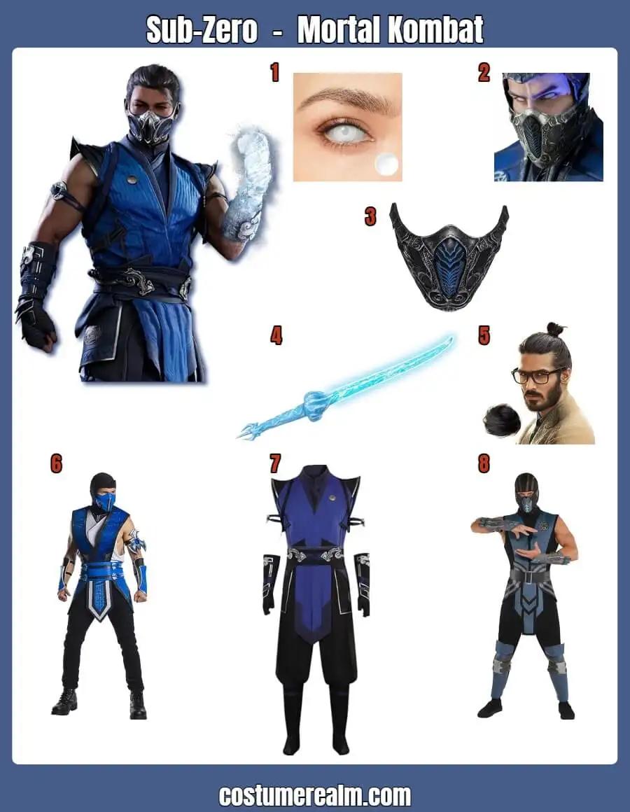 Sub-Zero Mortal Kombat 1 Costume
