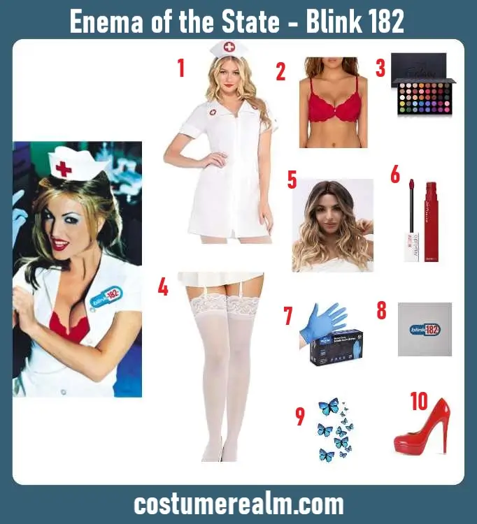Enema of the State - Blink 182 costume