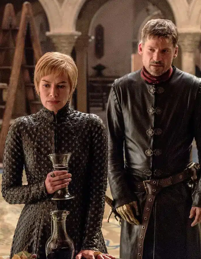 Cersei and Jaime Lannister in Game of Thrones showing the couples costume dynamic for Halloween planning