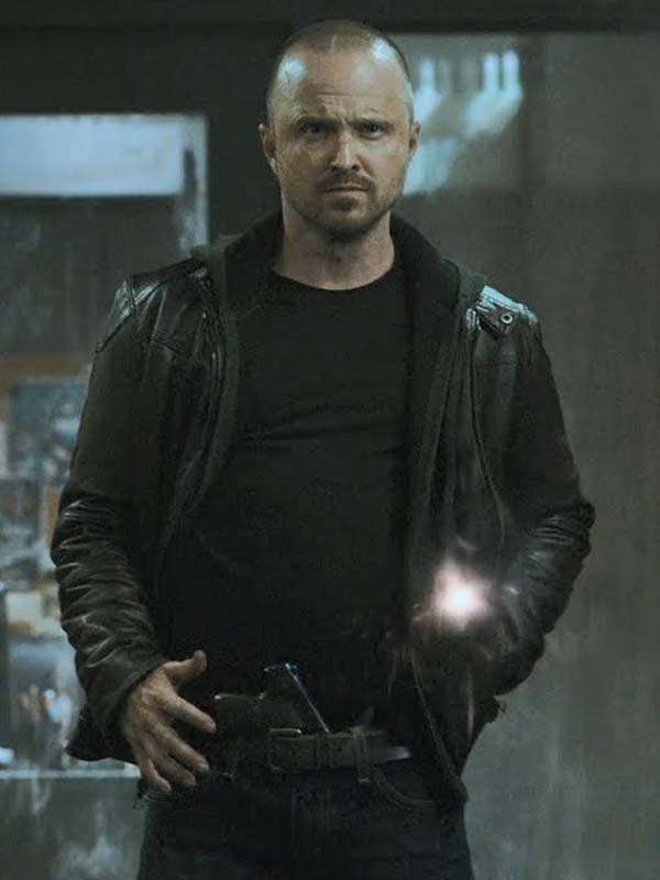 Jesse Pinkman in a standoff scene from El Camino: A Breaking Bad Movie