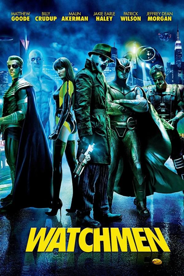 Watchmen HBO poster featuring the Tulsa Police masked detectives for a group Halloween costume idea