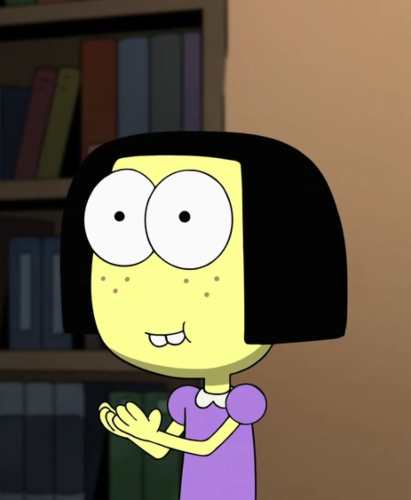 Tilly Green wearing her light purple Peter Pan collar dress from Big City Greens, reference for the Halloween costume