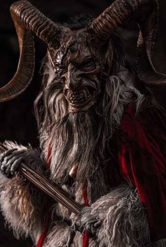 Full body reference of the Krampus costume from The Christmas Devil