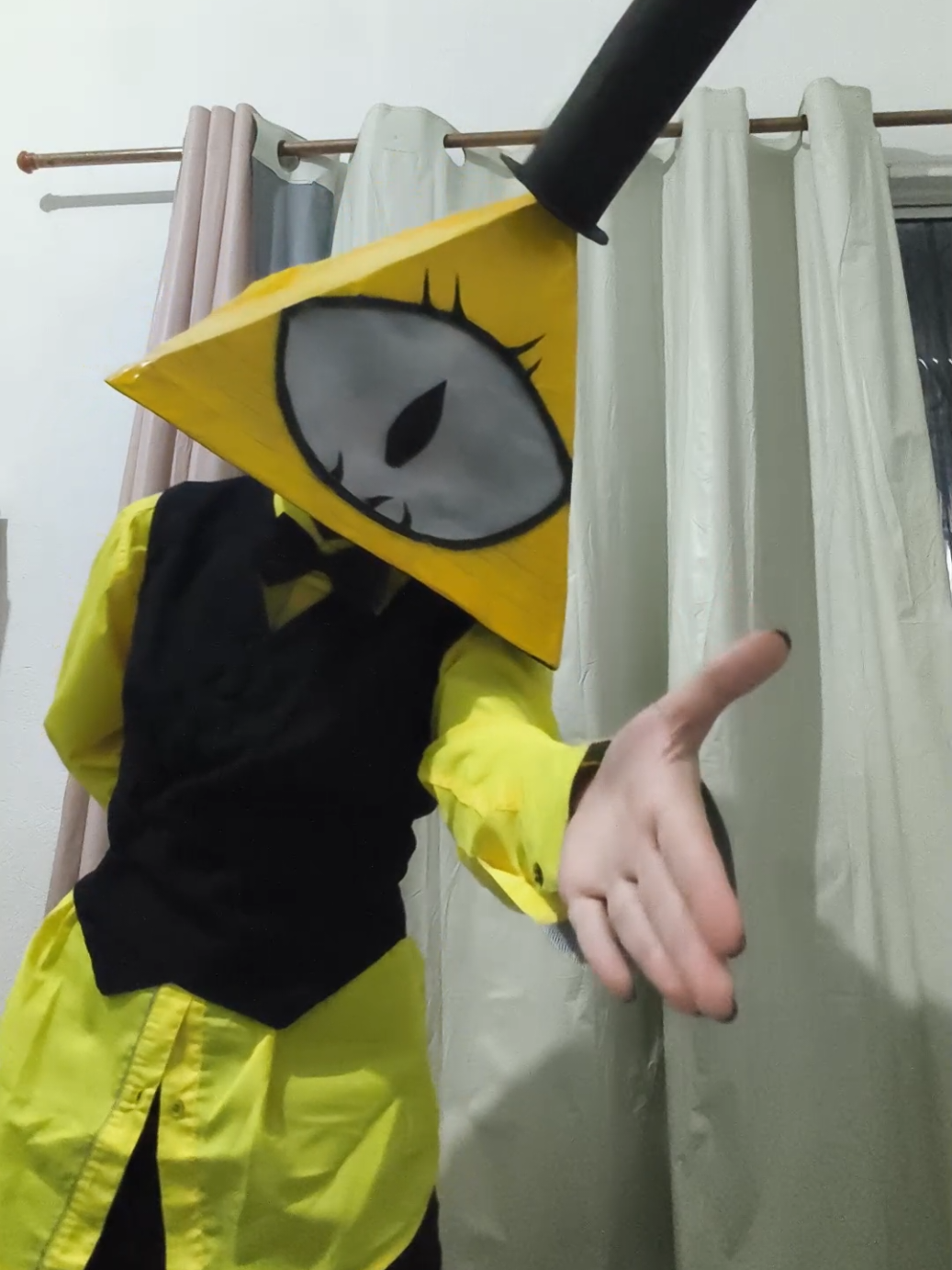cosplay do bill Chipper ✋ #cosplayer #cospkay #billcipher #gravityfalls