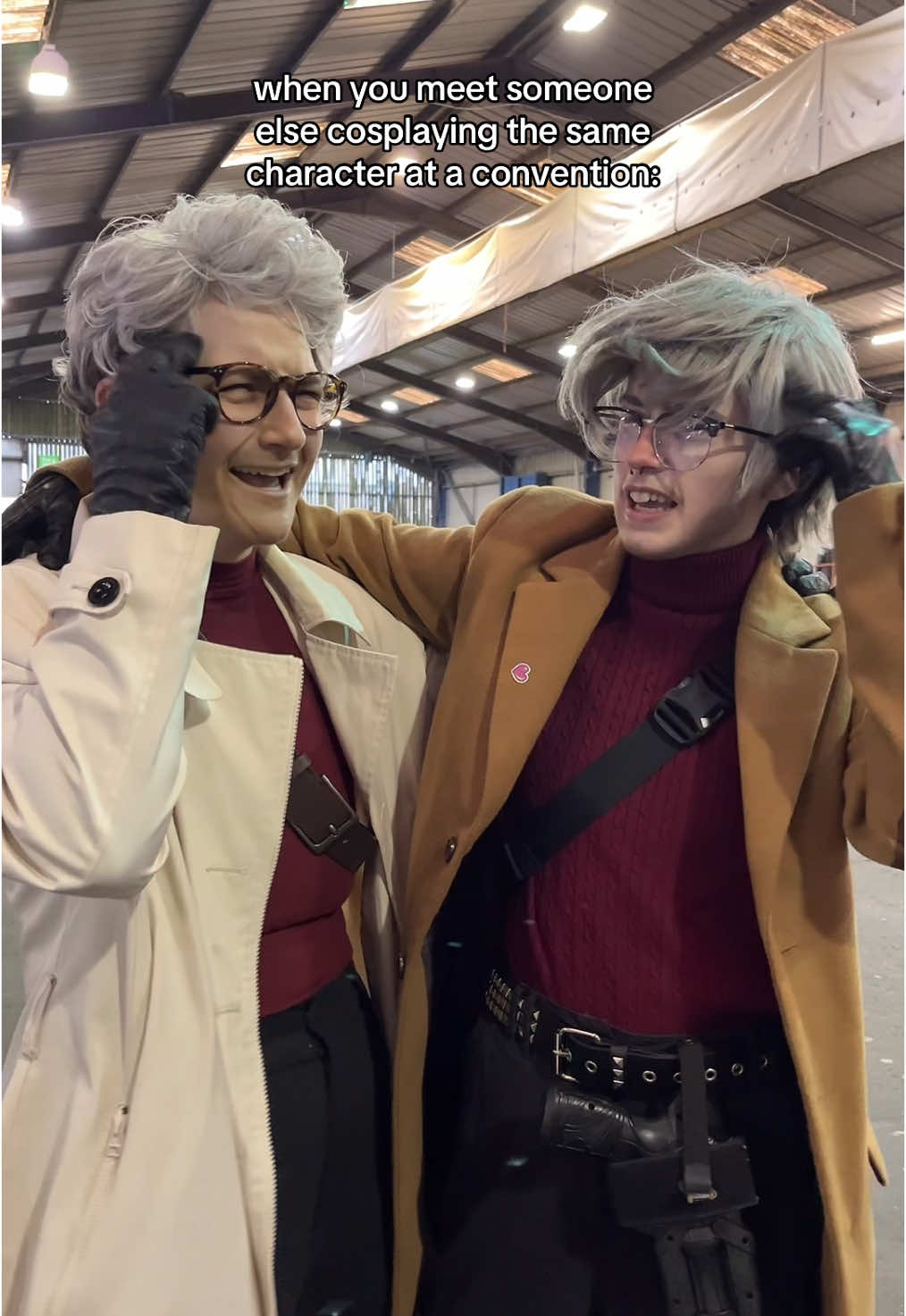 w/@Ginger Snap 💞 as the other ford. it was nice meeting u :) #fordpines #fordpinescosplay #gravityfallscosplay #gravityfalls