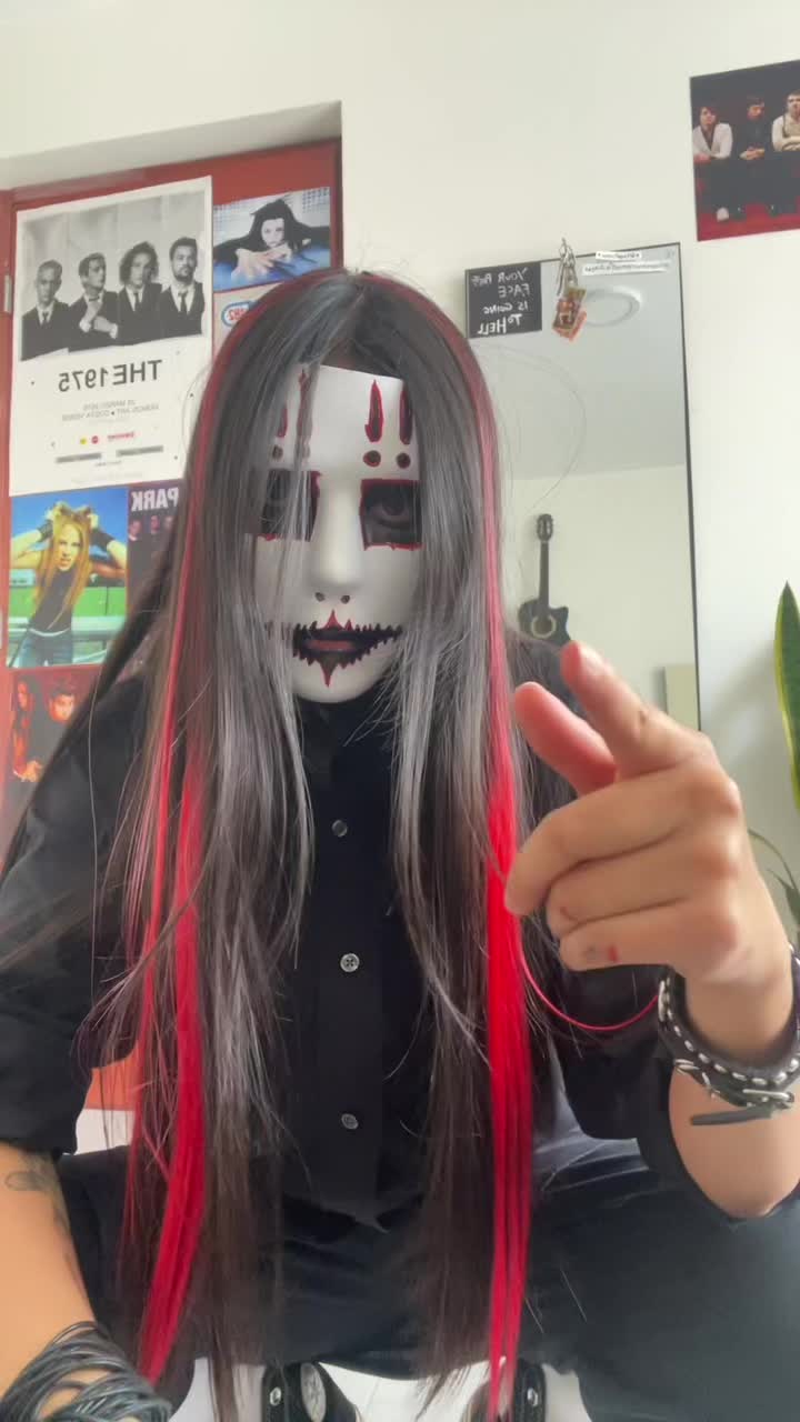 Hey, I’m Joey 🫵🏼 #slipknot #joeyjordison #slipknotperu #fyp #slipknotconcert #costume